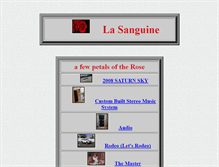 Tablet Screenshot of lasanguine.com